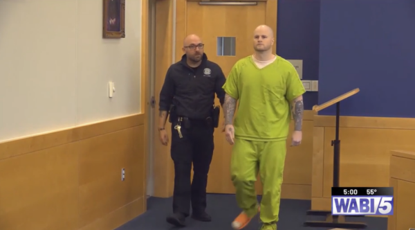 Richard Thorpe walks into court